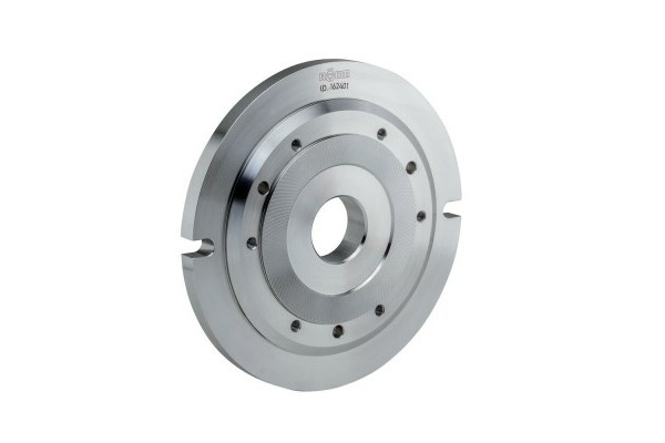 Base plate for CAPTIS-M and lathe chucks / cylindrical mount on chuck side in acc. with DIN6350, size 32 / chuck diameter 125