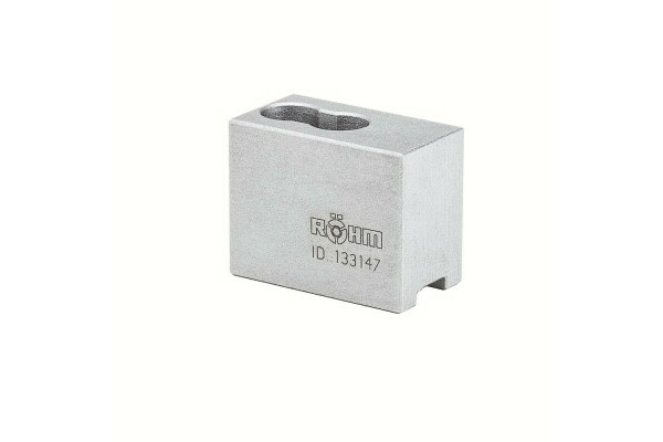 top jaws, size 160, 2-jaw set, can be hardened serration 90° - material: 16 MnCr 5