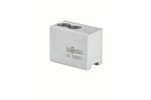 top jaws, size 160, 3-jaw set, can be hardened serration 90° - material: 16 MnCr 5