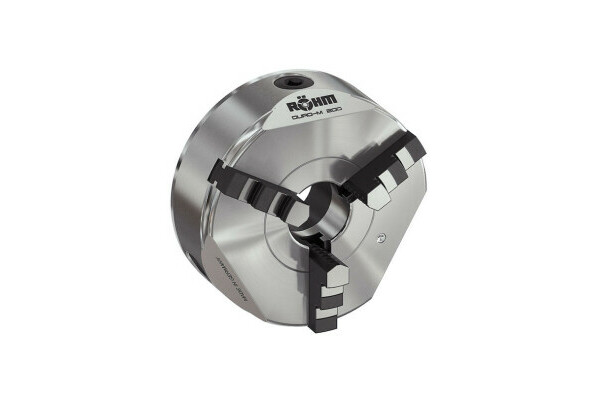 Geared scroll chuck Duro-M 315/3, With studs and locknuts (ISO 702-3/DIN 55027) KK 6, Base and top jaws