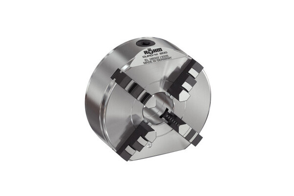 Geared scroll chuck Duro-M 315/4, Camlock (ISO 702-2/DIN 55029) KK 11, Base and top jaws