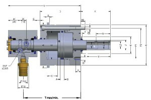 Hydraulische Vollspannzylinder 200, OVS Grundmodell, bis 80 bar, Stahl-Ausführung - 2