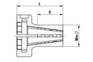 Segmentspannhülsen AGILIS, Min. Durchmesser 36,7, für Größe 4 - 1