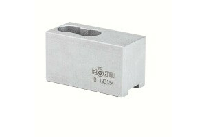 top jaws, size 110, 3-jaw set, can be hardened serration 90° - material: 16 MnCr 5 - 0