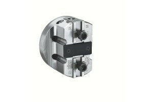power chuck out through-hole  KFD-G 200, 2-jaw,large jaw stroke, cylindrical center mount