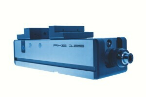 Power-operated centering vices KZS-PG, size 250, large jaw movement, base jaws serration 1,5 x 60° - 3