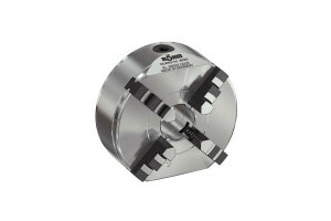 Geared scroll chuck Duro-M 160/4, With studs and locknuts (ISO 702-3/DIN 55027) KK 4, Base and top jaws - 1