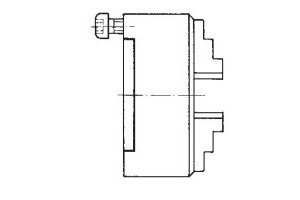 Planspiralfutter Duro-M 315/4, Zylindrische Aufnahme (DIN 6350, Form A), Bohr- und Drehbacken - 1