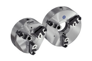 Geared scroll chuck Duro-M 160/3, Camlock (ISO 702-2/DIN 55029) KK 5, Base and top jaws - 2